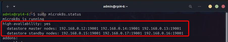 Zoznam uzlov klastra
